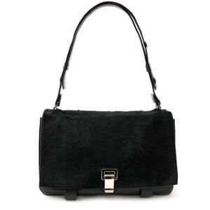PROENZA SCHOULER PS1 Courier Pony Calf Hair - Black